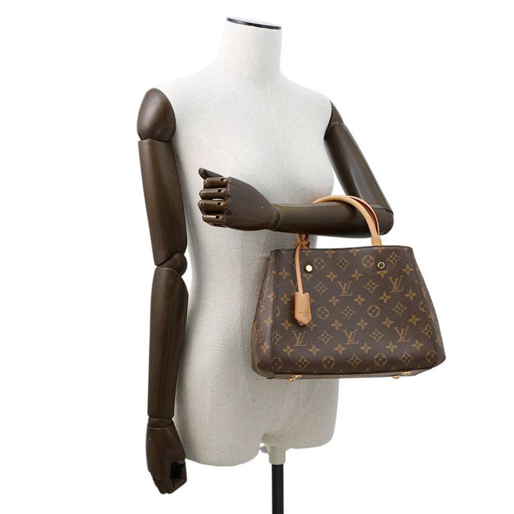 LOUIS VUITTON Montaigne BordeauxM41055 Monogram Size BB