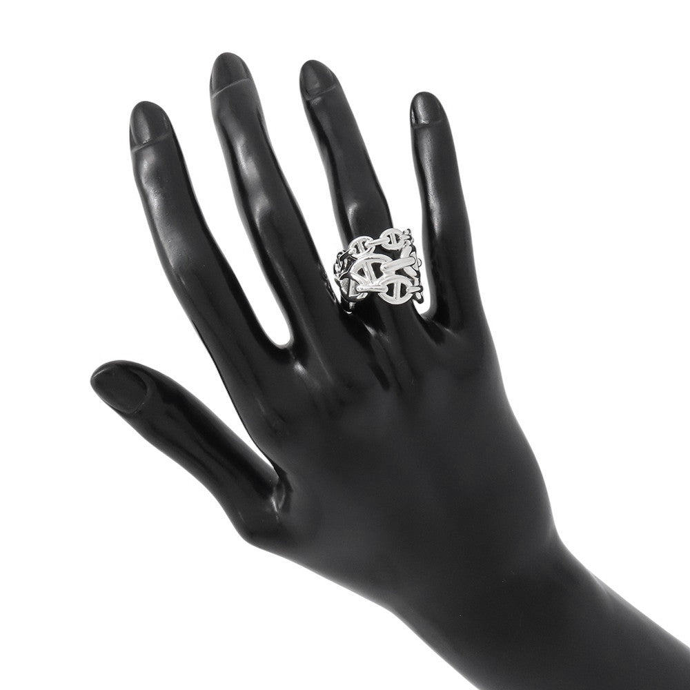 HERMES Chaine d'Ancre Anchene Ring Size GM/50/#10 SV925