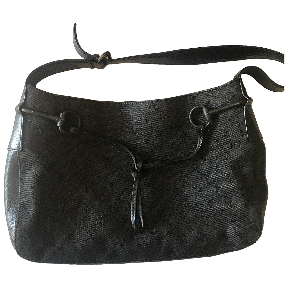 Gucci black cloth handbag
