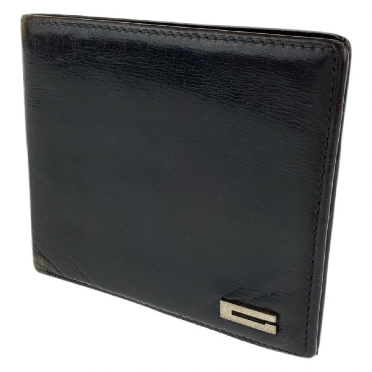 Gucci black leather case
