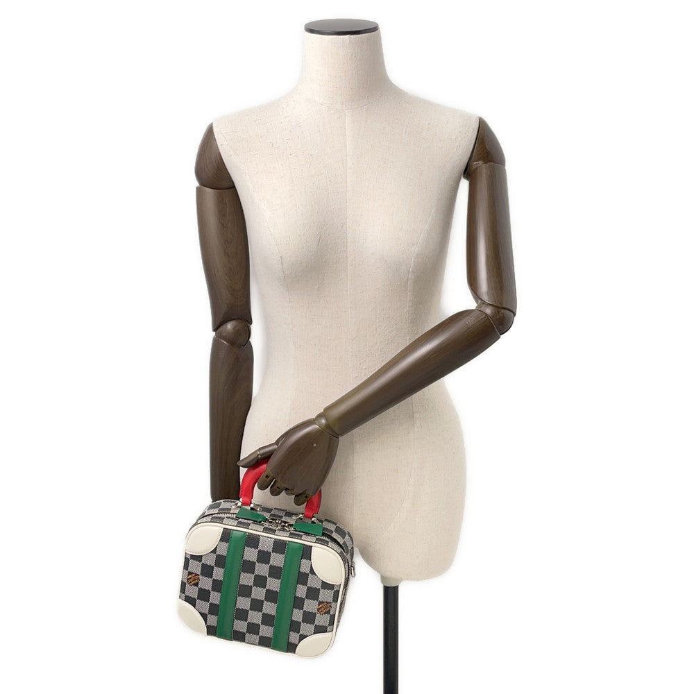 LOUIS VUITTON Valaisette Noir/BlancN40233 Damier Calf Leather Size BB