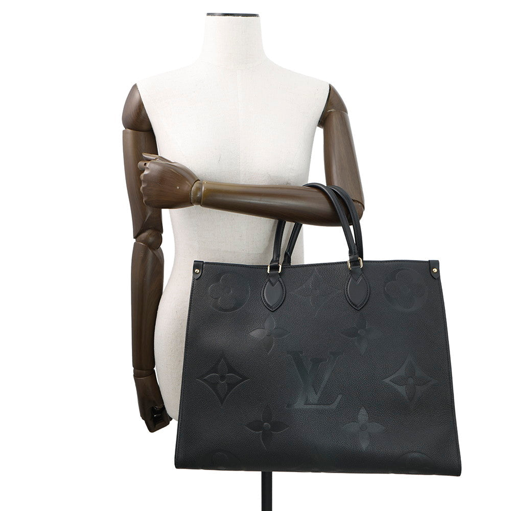 LOUIS VUITTON Onthego NoirM44925 Monogram Empreinte Leather Size GM