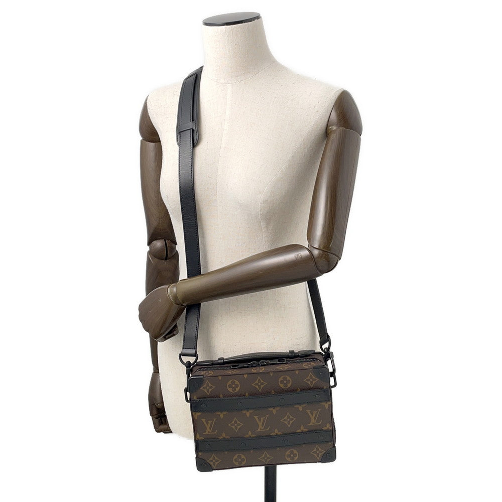 LOUIS VUITTON Handle ?Soft Trunk NoirM45935 Monogram Macassar Canvas