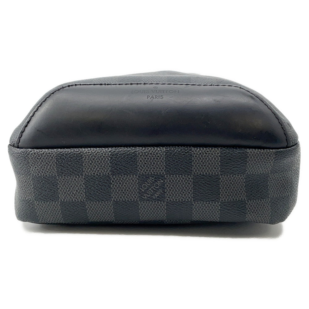 LOUIS VUITTON Avenue Sling Bag NoirN41056 Damier Graphite Travel Stickers