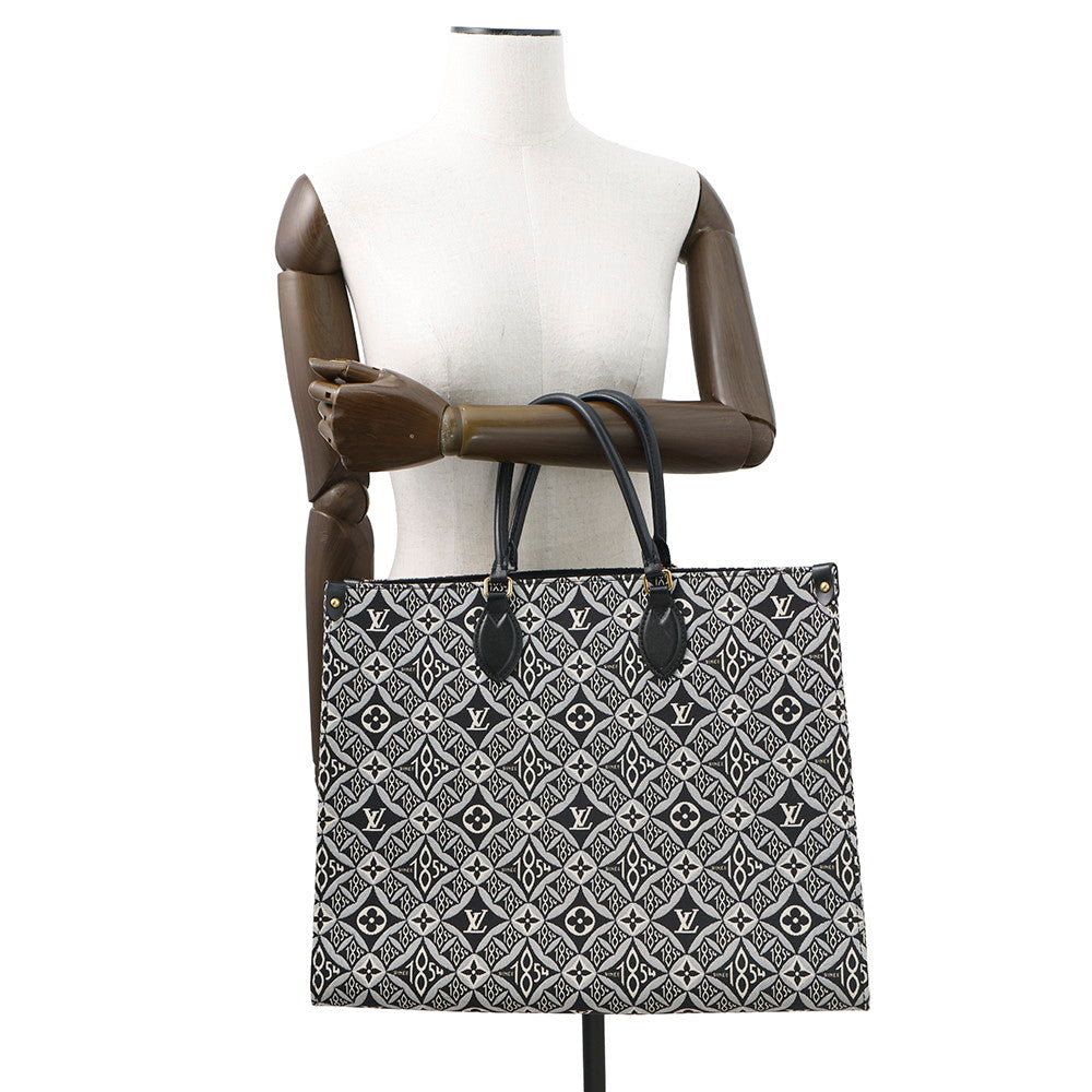LOUIS VUITTON Onthego NoirM57207 Monogram?Jacquard SINCE1854 Size GM