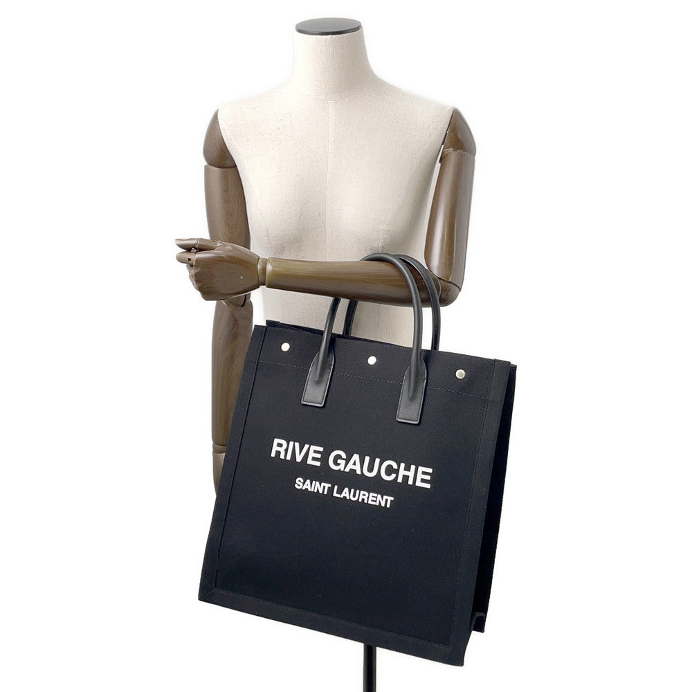 SAINT LAURENT PARIS Rive Gauche Tote Bag Black632539 Canvas