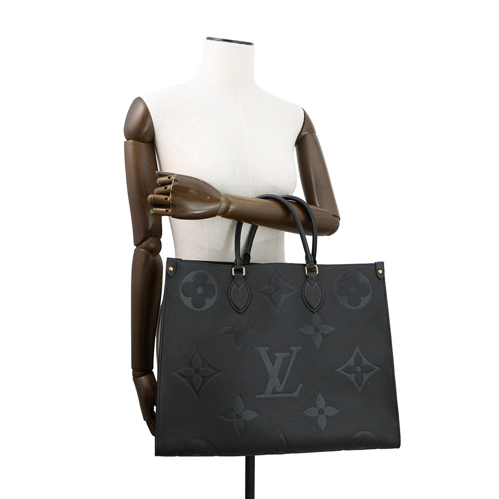LOUIS VUITTON Onthego NoirM44925 Monogram Empreinte Leather Size GM