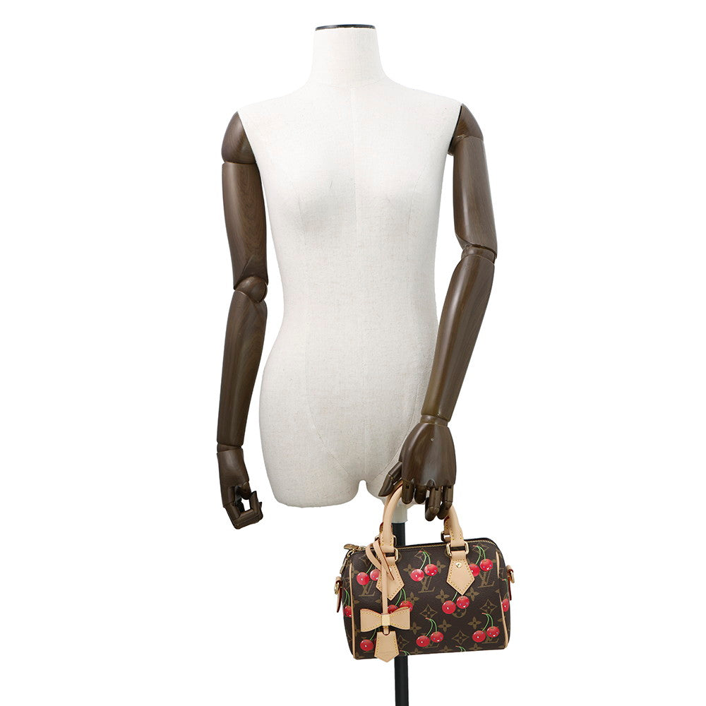 LOUIS VUITTON LV × TM Speedy Bandouliere RedM13094 Monogram Cherry Size 20