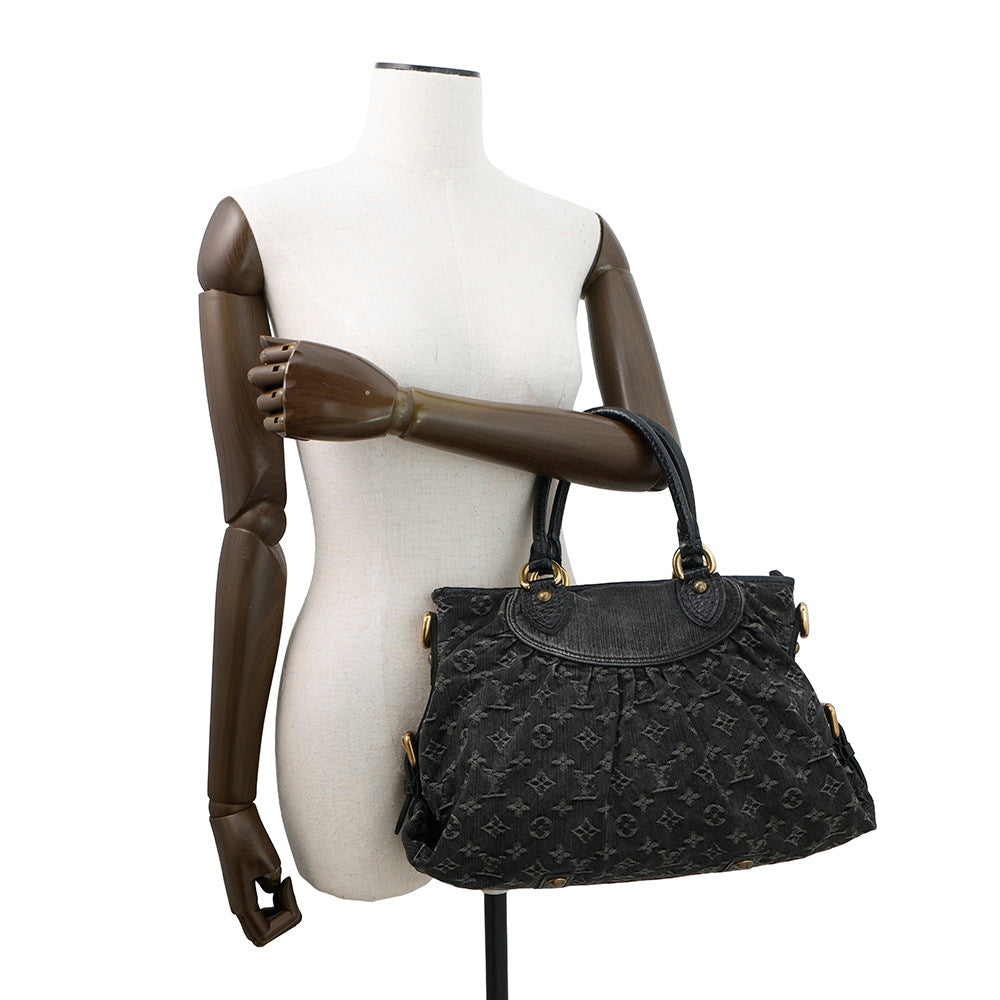 LOUIS VUITTON Neo Kavy NoirM95351 Monogram Denim Size MM