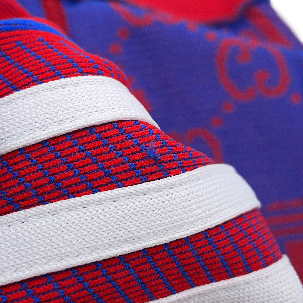 GUCCI Adidas Collaboration GG Jersey Leggings Size M Red/Blue/White713036 Nylon95% Polyurethane5%