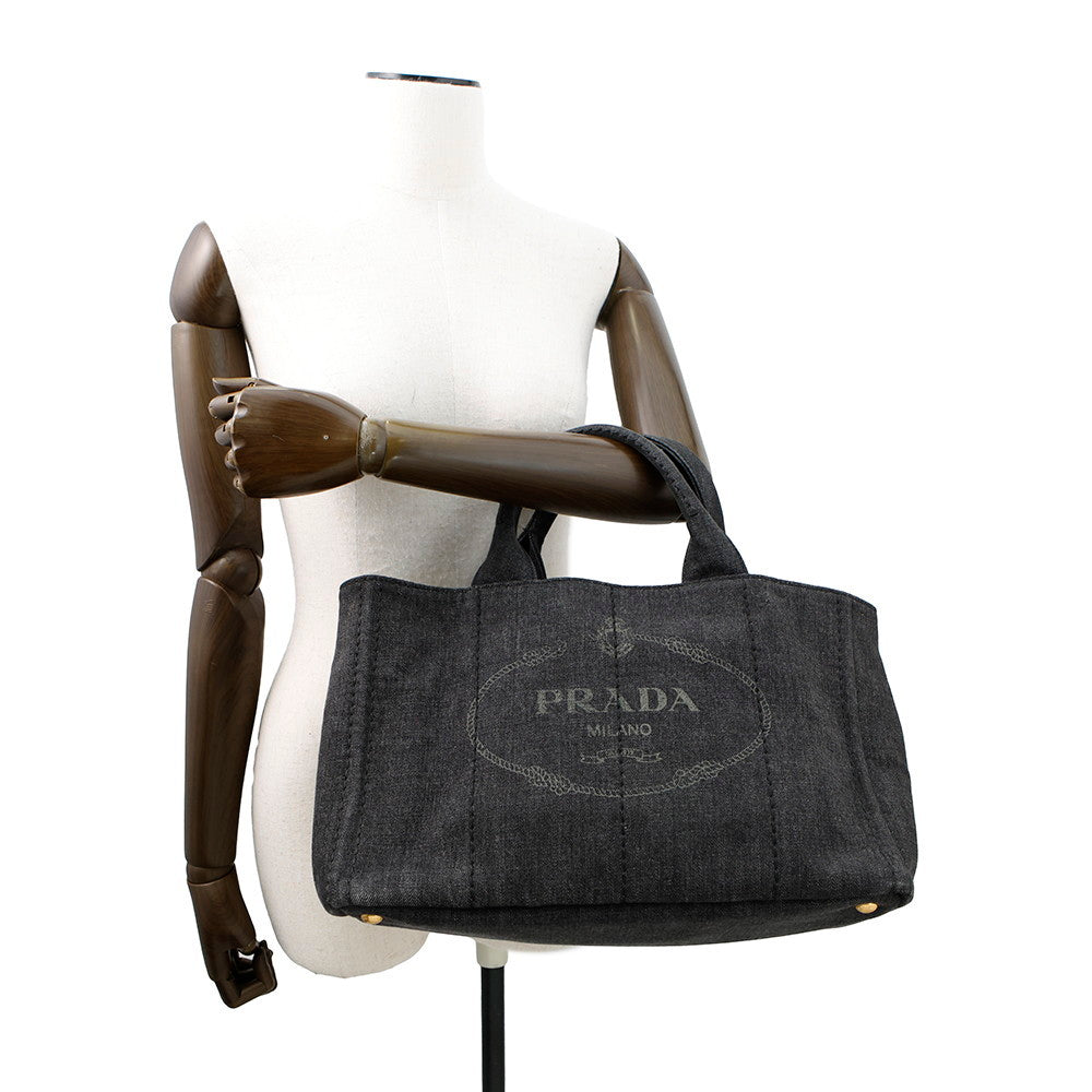 PRADA Canapa BlackB2642B Denim