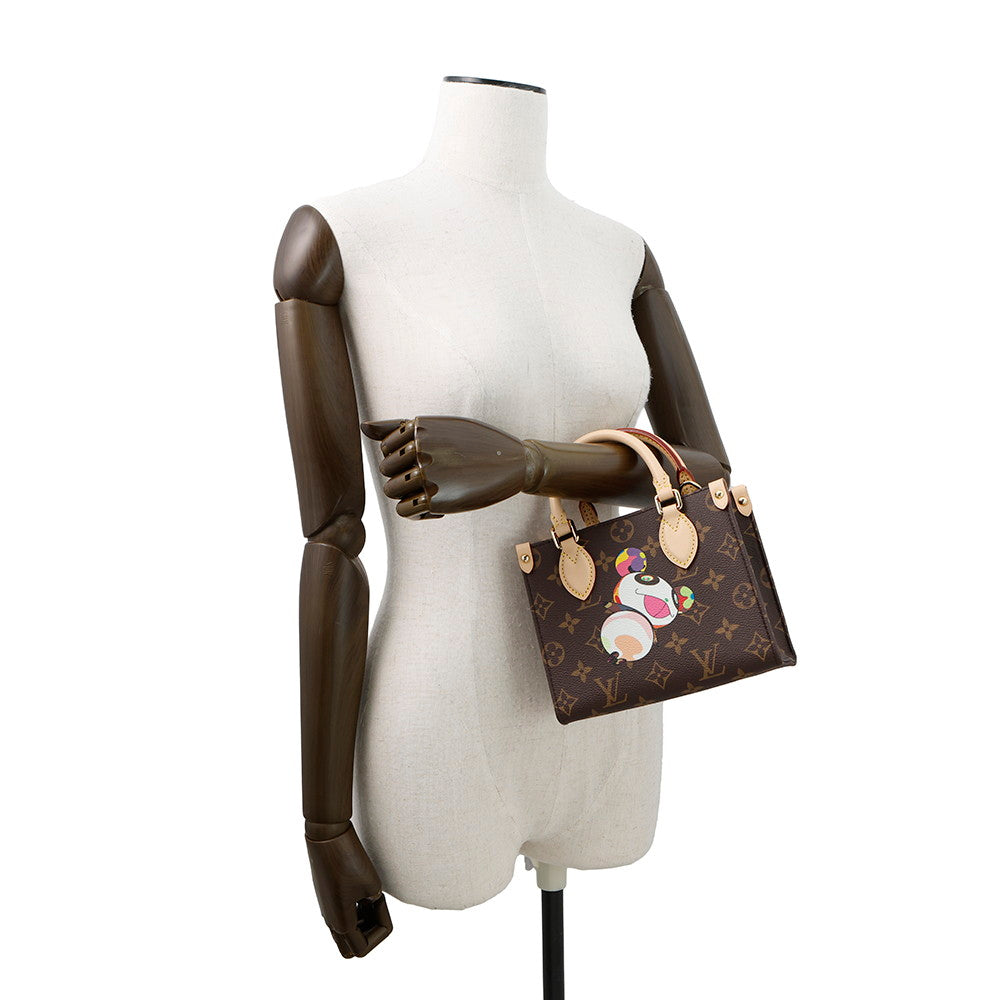 LOUIS VUITTON LV × TM Onthego PinkM13668 Monogram Panda Takashi Murakami Size BB