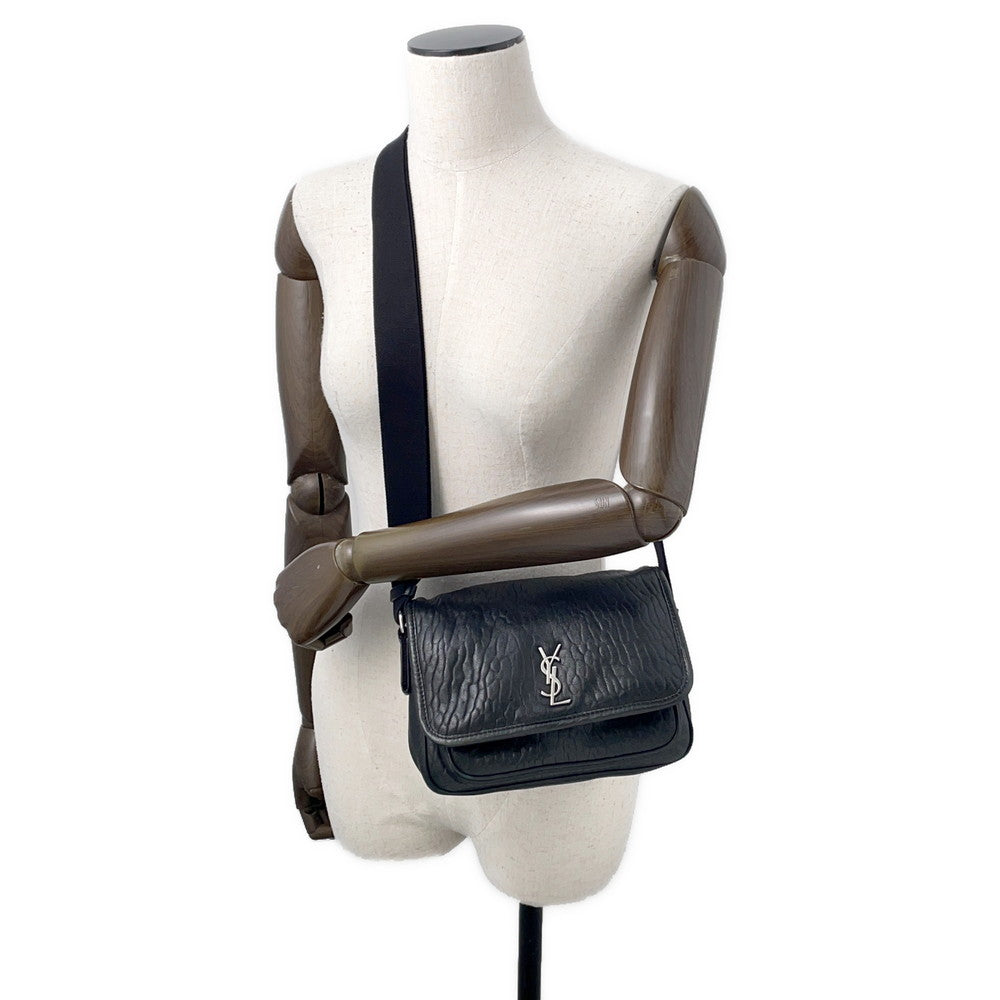 SAINT LAURENT PARIS Niki Shoulder Bag Black776611 Leather Size Small
