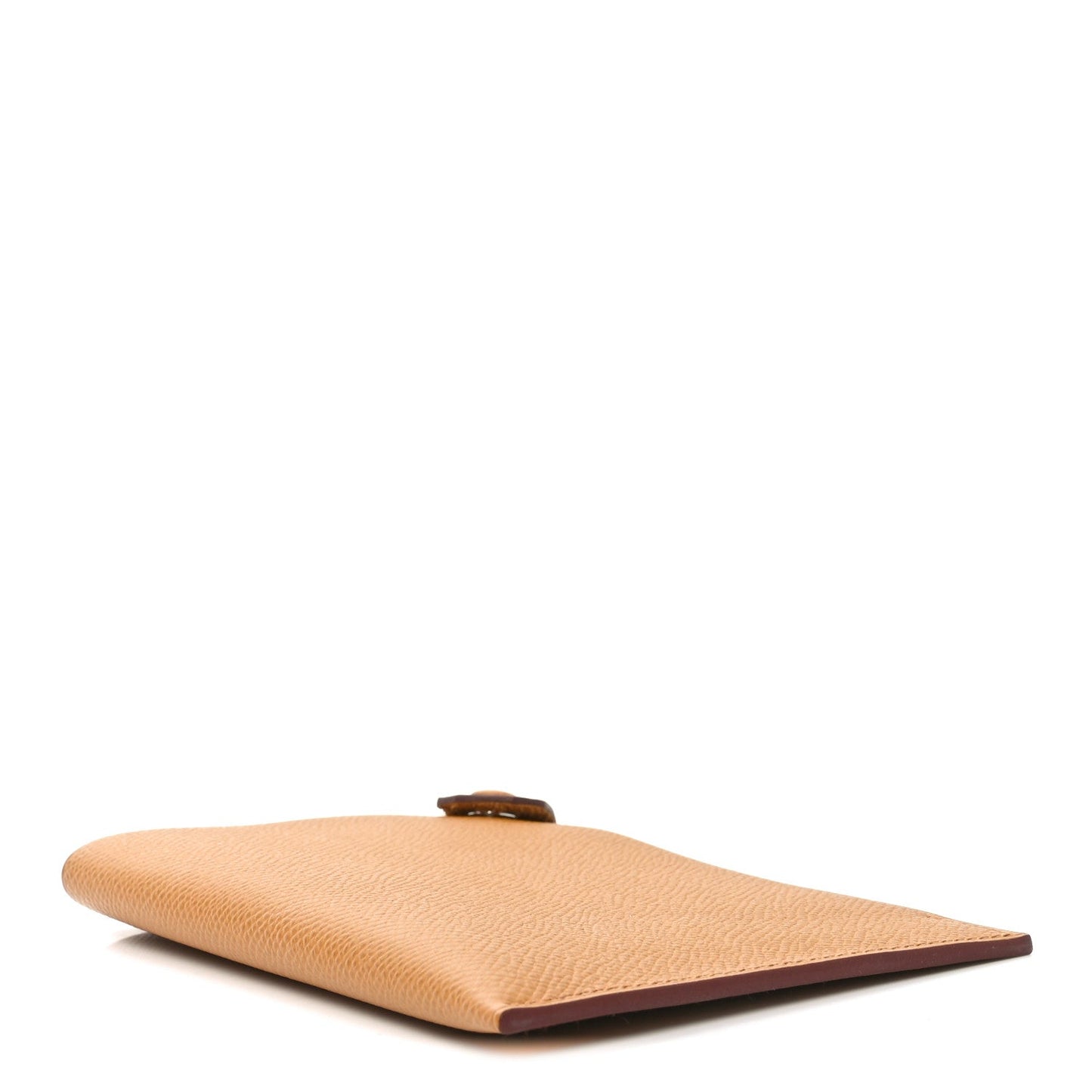 Hermes Epsom Tarmac PM Passport Holder Sesame