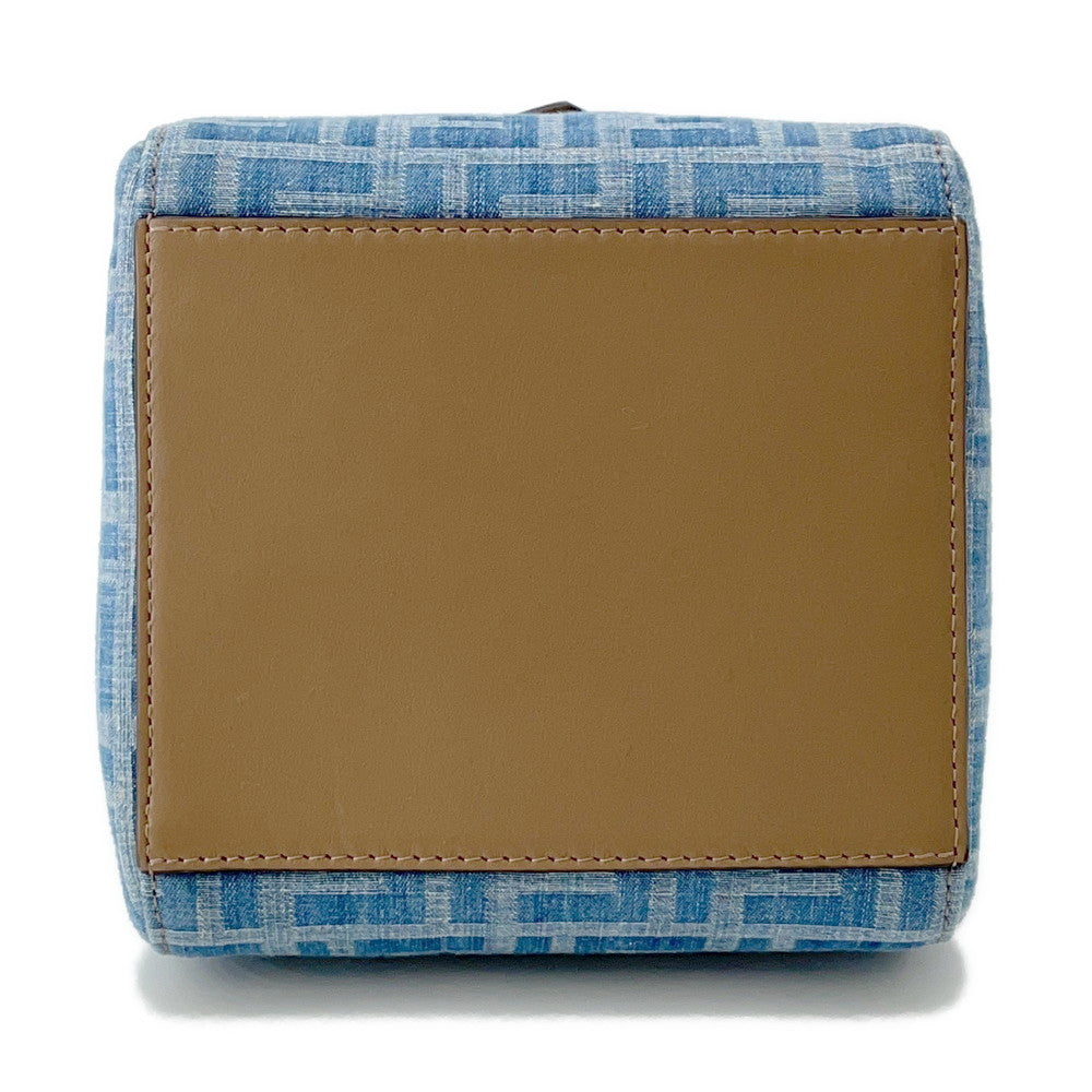 FENDI Origami Shoulder Bag Blue8BS083 Denim