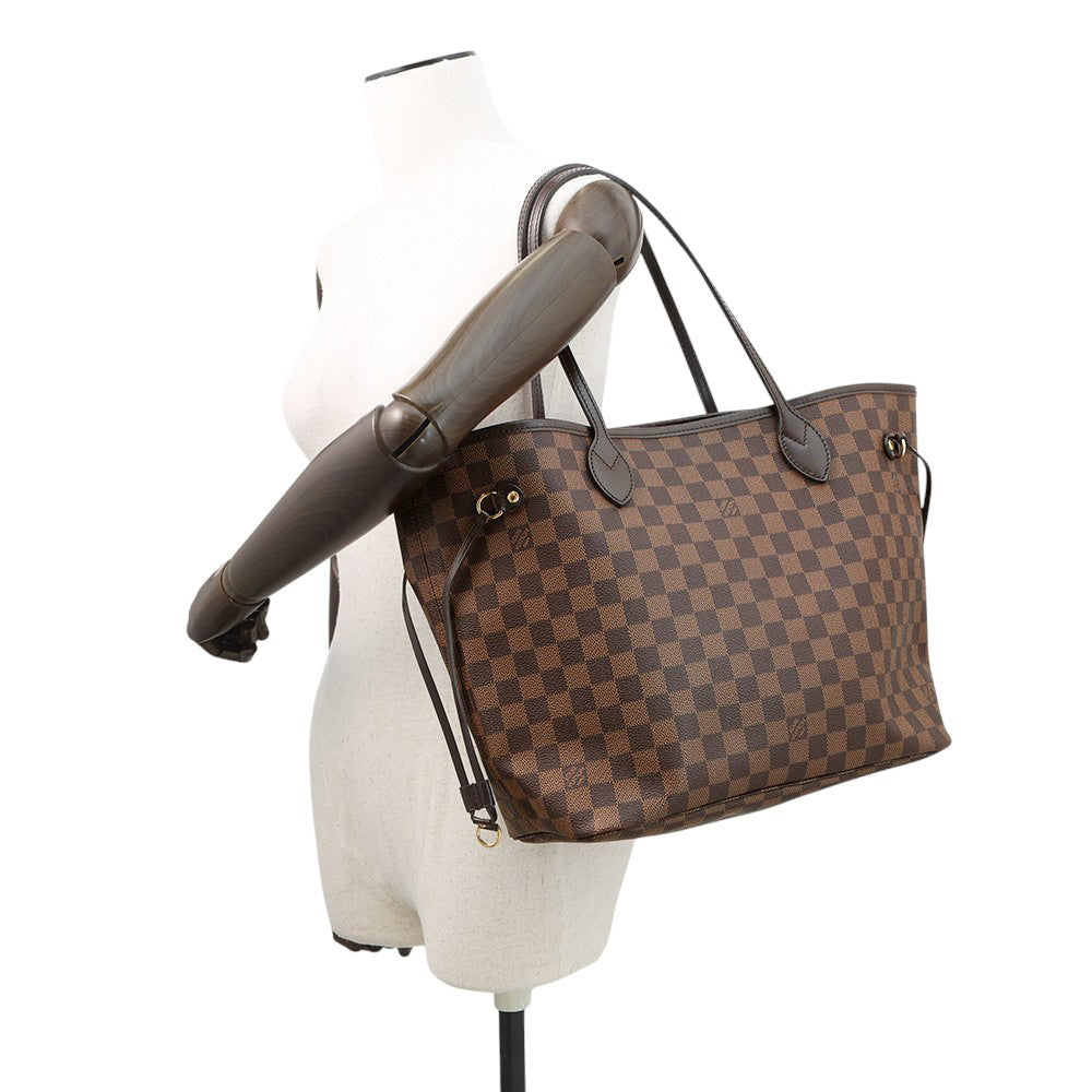 LOUIS VUITTON Neverfull CeriseN51105 Damier Ebene Canvas Size MM