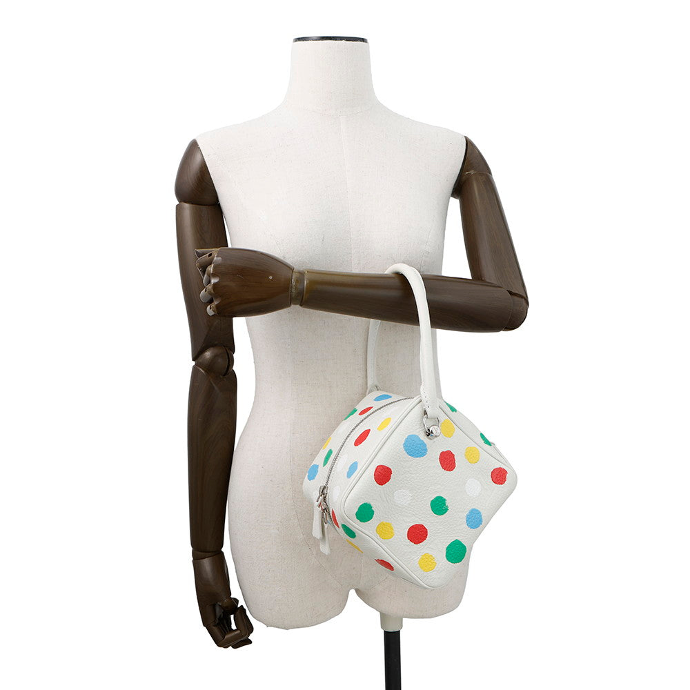 LOUIS VUITTON Square Bag LVxYK China Exclusive White/Multicolor Monogram Empreinte Leather