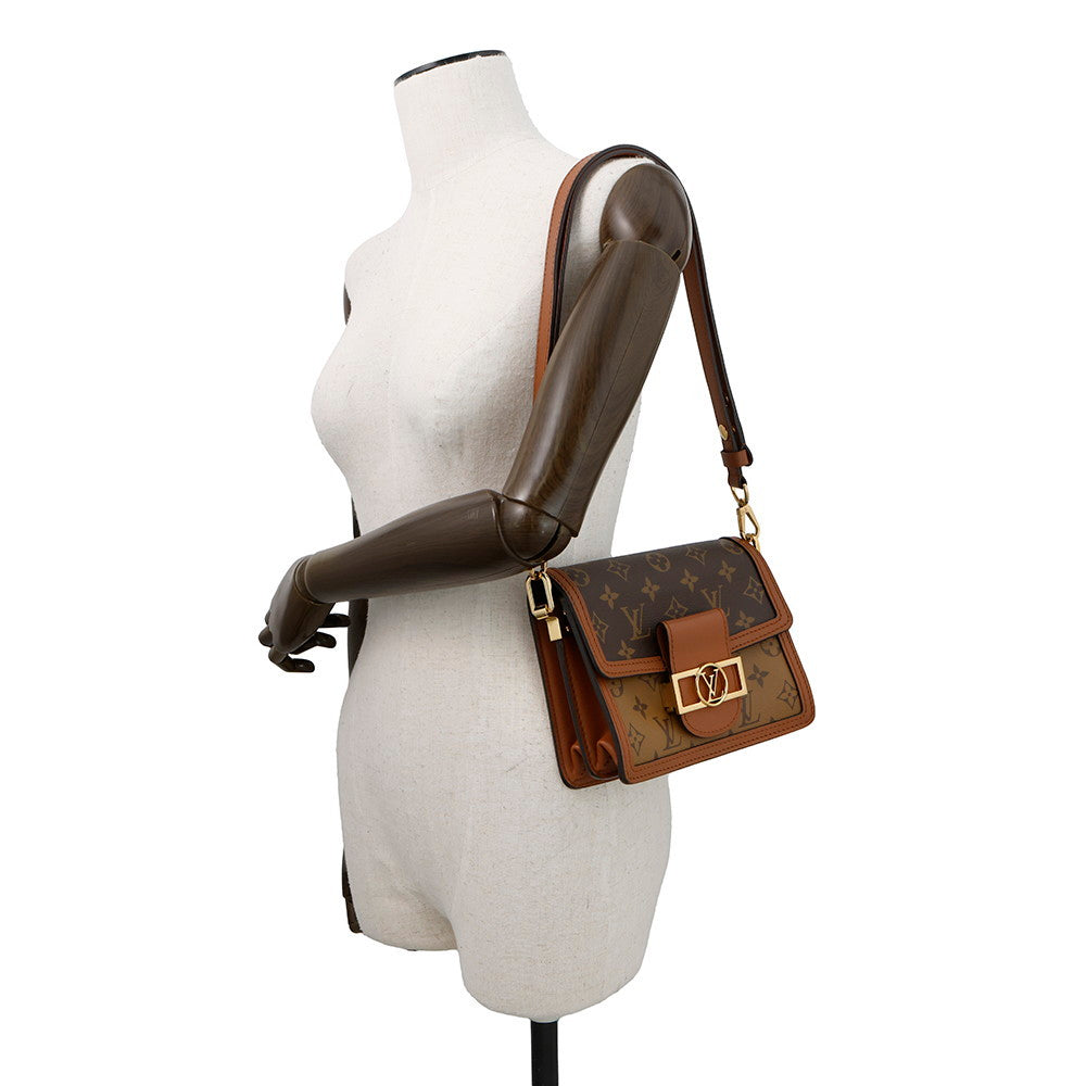 LOUIS VUITTON Dauphine NoirM45959 Monogram Monogram Reverse Canvas Size MINI