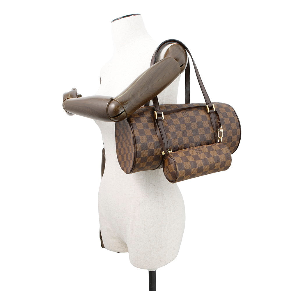 LOUIS VUITTON Papillon RedN51303 Damier Ebene Canvas Size 30