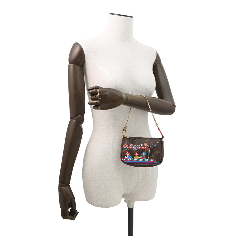LOUIS VUITTON Mini Pochette Accessoires RedM69976 Monogram Vivienne
