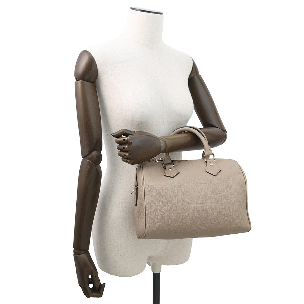 LOUIS VUITTON Speedy Bandouliere TourterelleM59273 Monogram Empreinte Leather Size 25