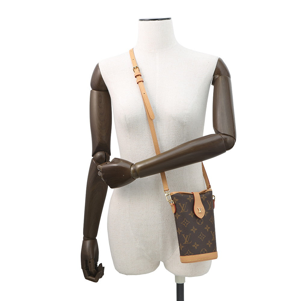 LOUIS VUITTON Fold Me Pouch BrownM80874 Monogram