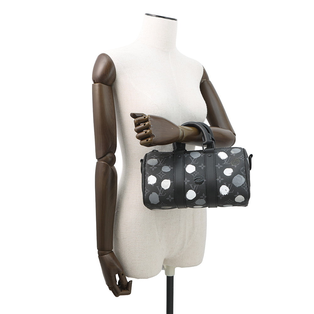 LOUIS VUITTON LVxYK Keepall Bandouliere NoirM46406 Monogram Eclipse Size 25