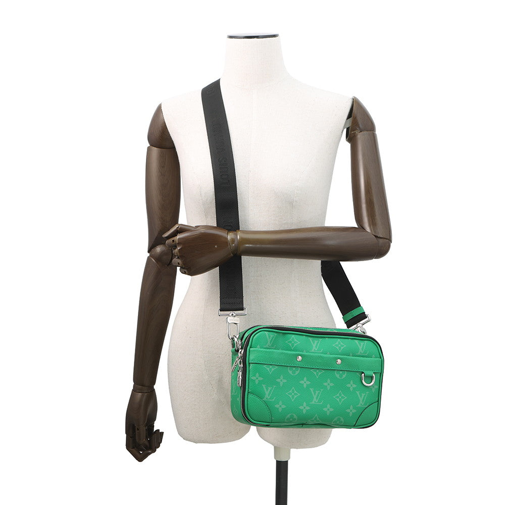 LOUIS VUITTON Alpha Messenger CatusGreenM31014 Monogram Taigarama