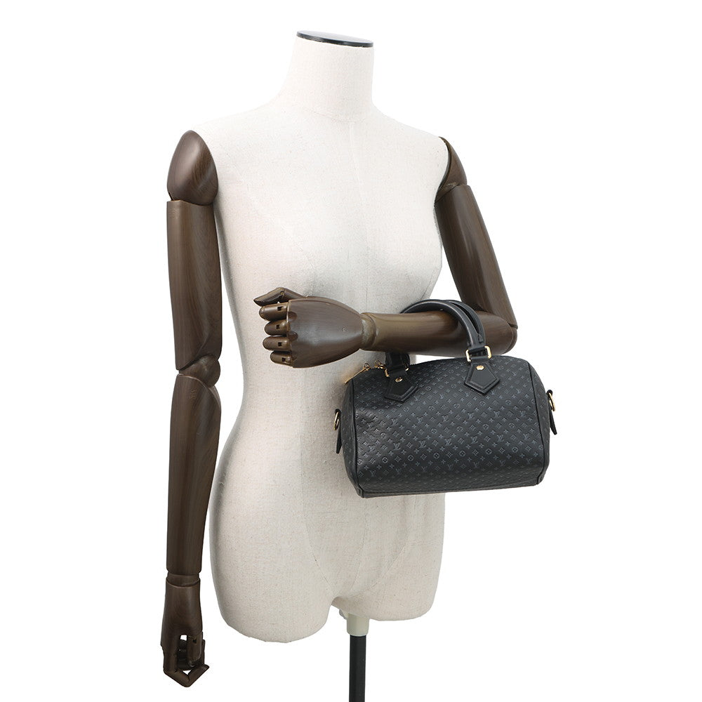 LOUIS VUITTON Speedy Bandouliere GrayM22595 Nanogram Size 20