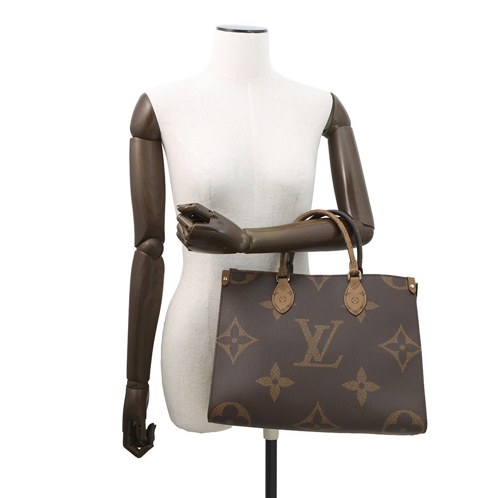 LOUIS VUITTON Onthego RedM45321 Monogram Monogram Reverse Canvas Monogram Giant Size MM