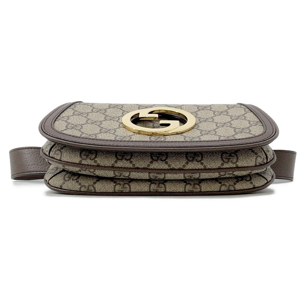 GUCCI Blondie Belt Bag Brown/Beige703807 GG Supreme Leather