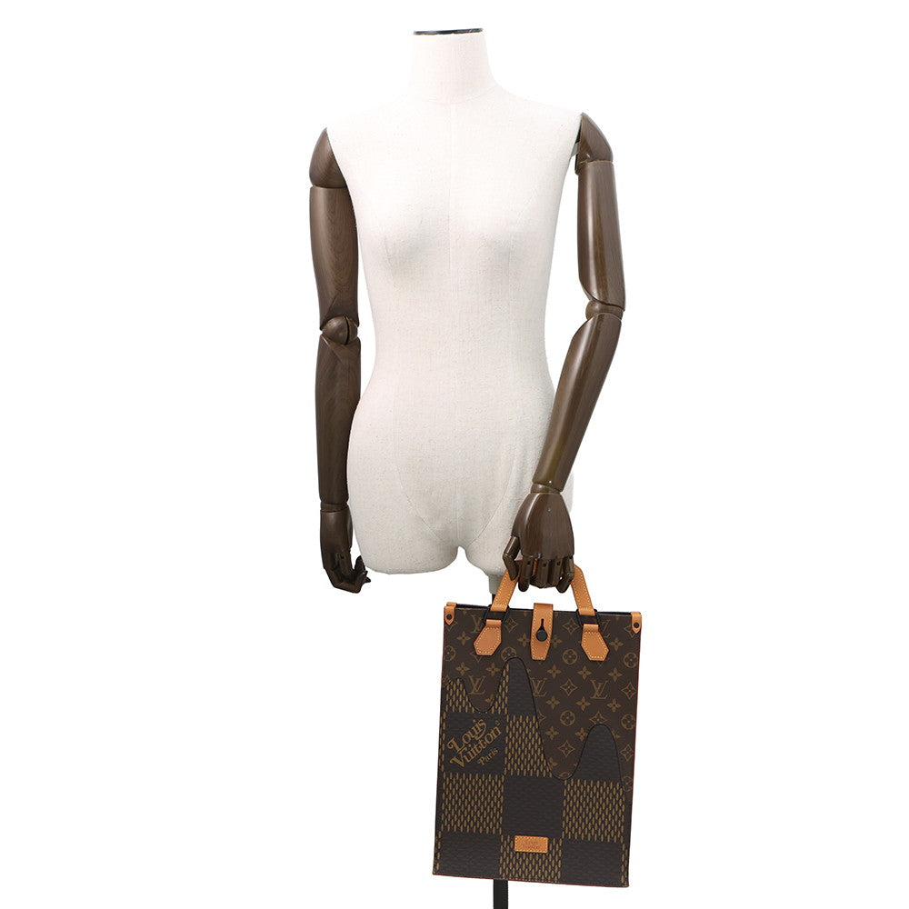 LOUIS VUITTON Mini tote NoirN40355 Damier Ebene Canvas Giant Monogram