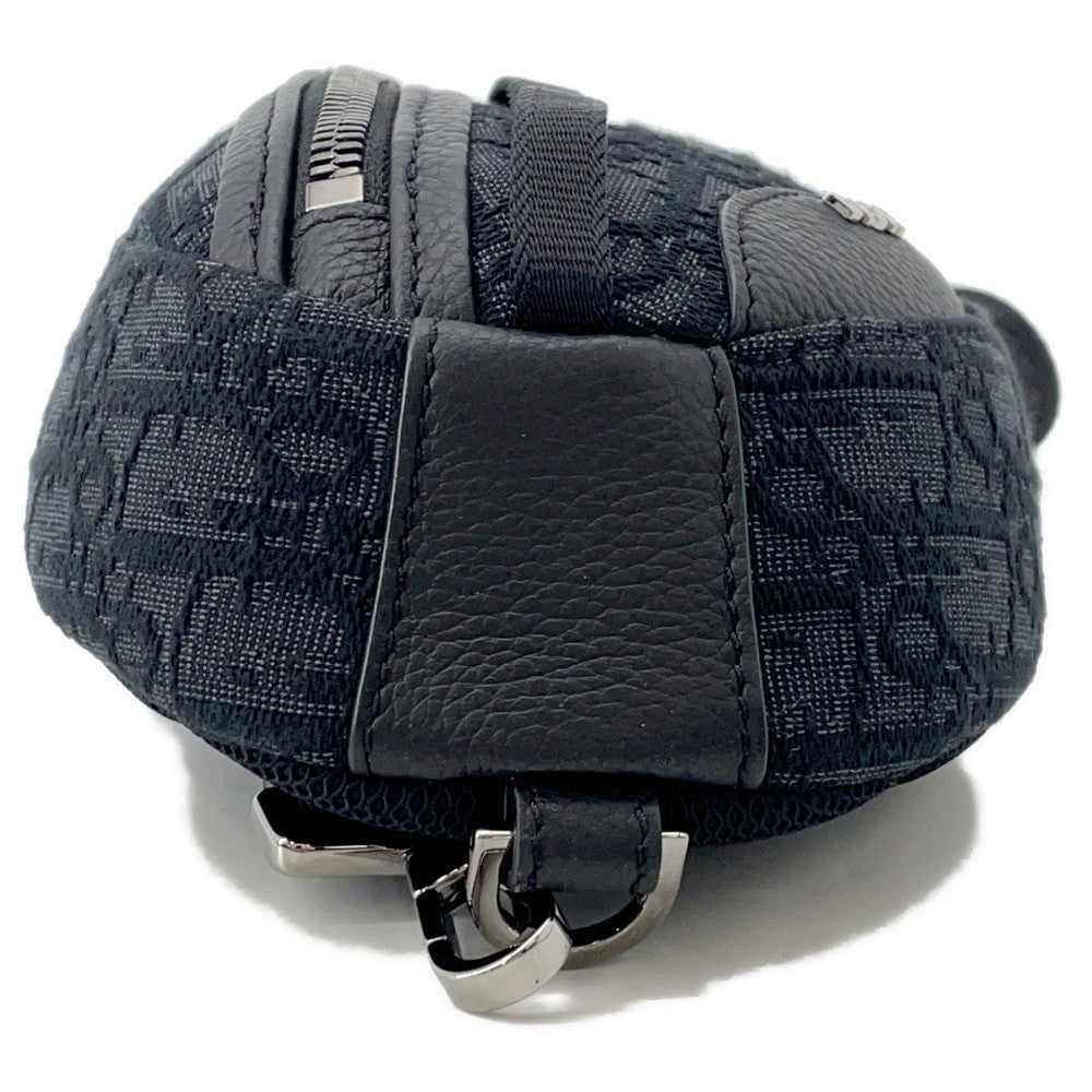 Dior Oblique SCARAB Crossbody Bag Black2ESBC311YKY Canvas Leather Size Mini