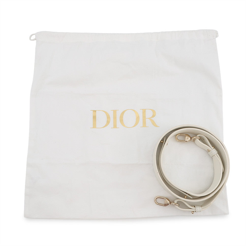 Dior LadyDior MY ABCDior WhiteM0538ONGH Leather Size Small