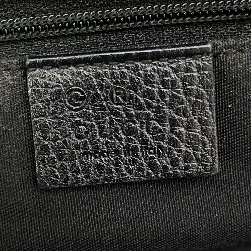 GUCCI Cherie Line Handbag Black293594 GGNylon Leather