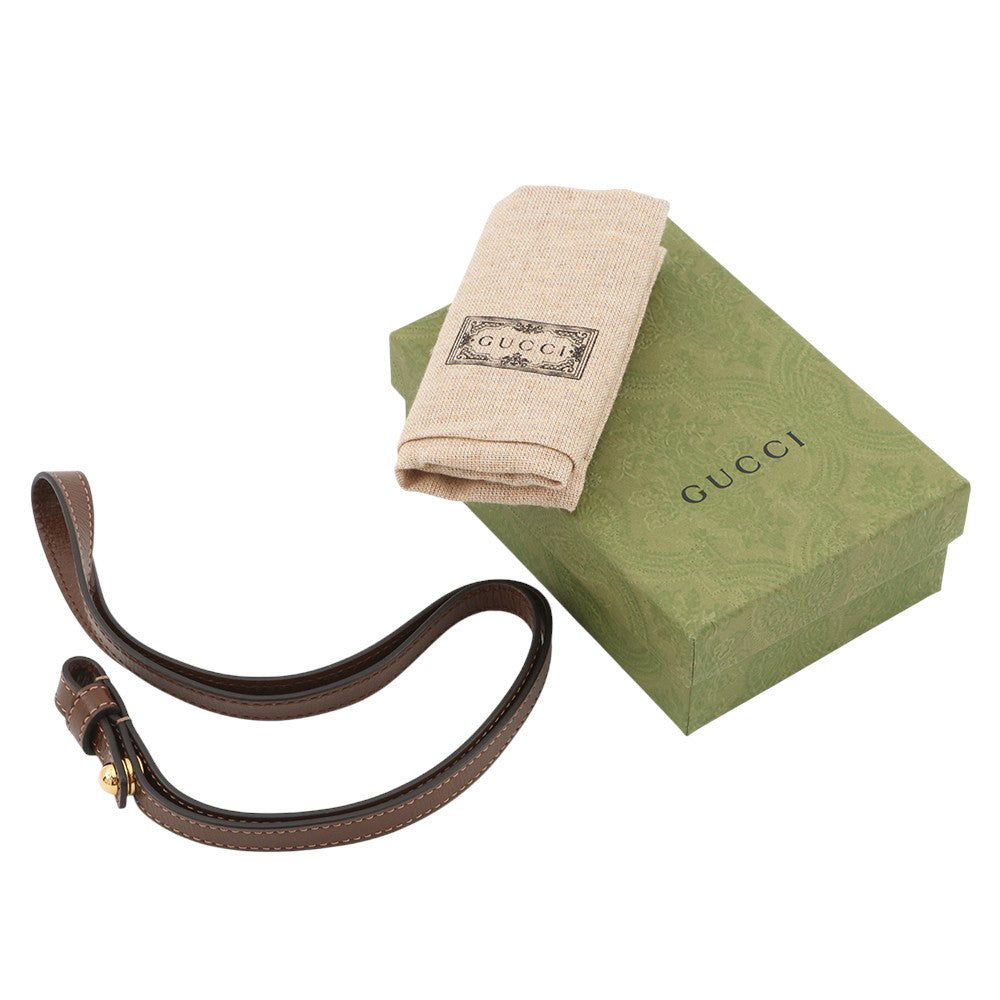 GUCCI GG Supreme AirpodsCase Beige/Brown643880 GG Supreme Leather
