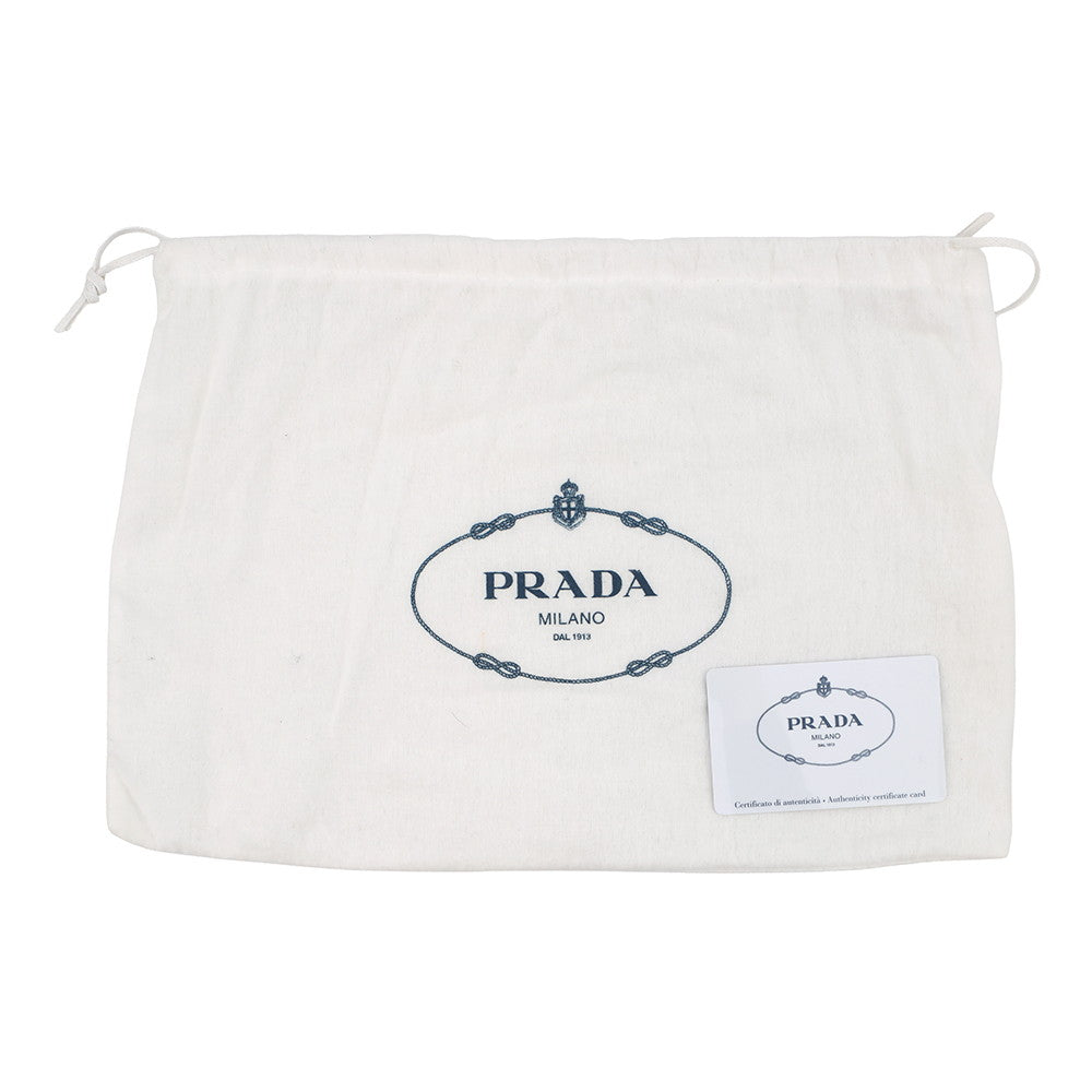 PRADA Pouch Black1NH545 Nylon Leather
