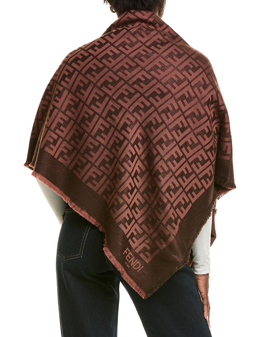 Fendi Ff Wool-Blend Shawl