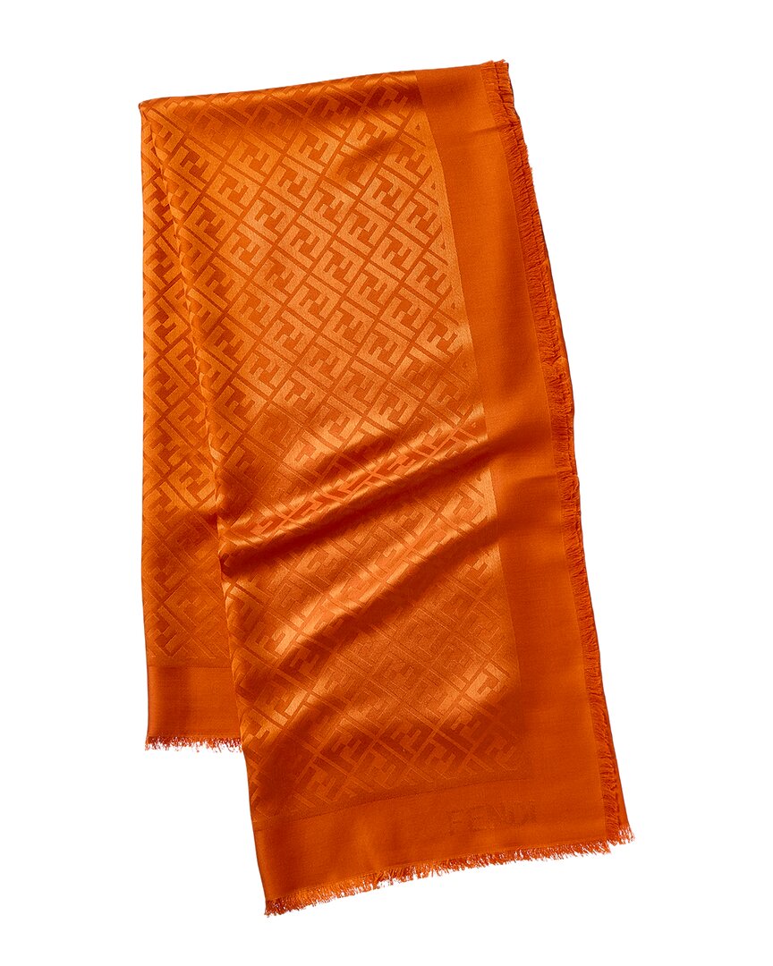 Fendi Silk & Wool-Blend Scarf