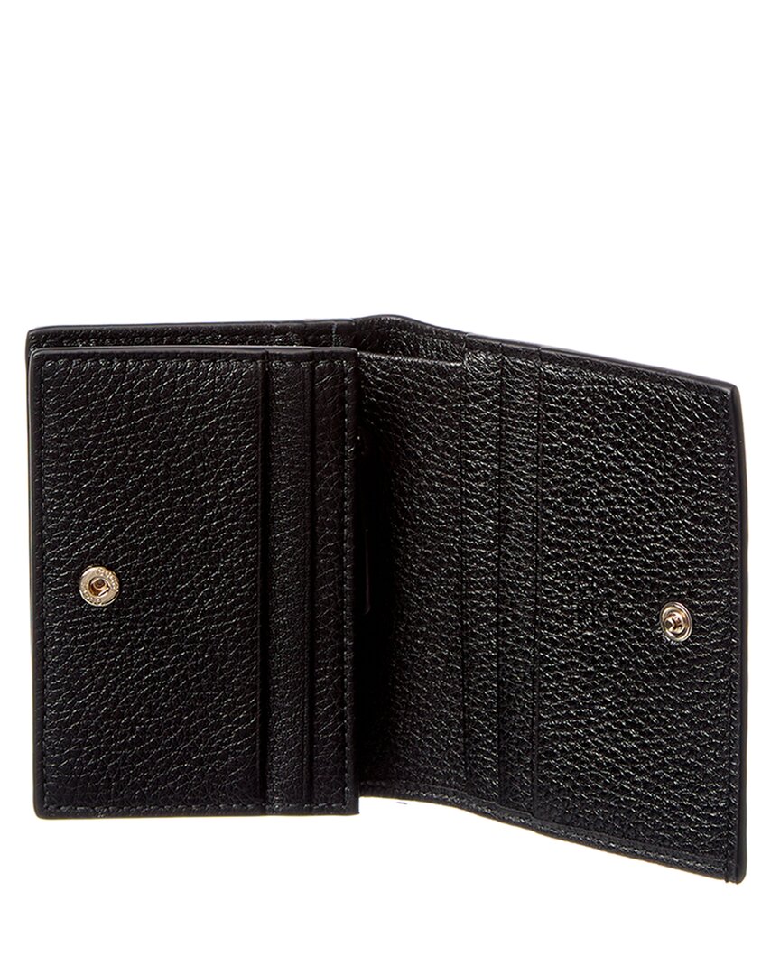 Gucci Gg Emblem Mini Leather Card Case