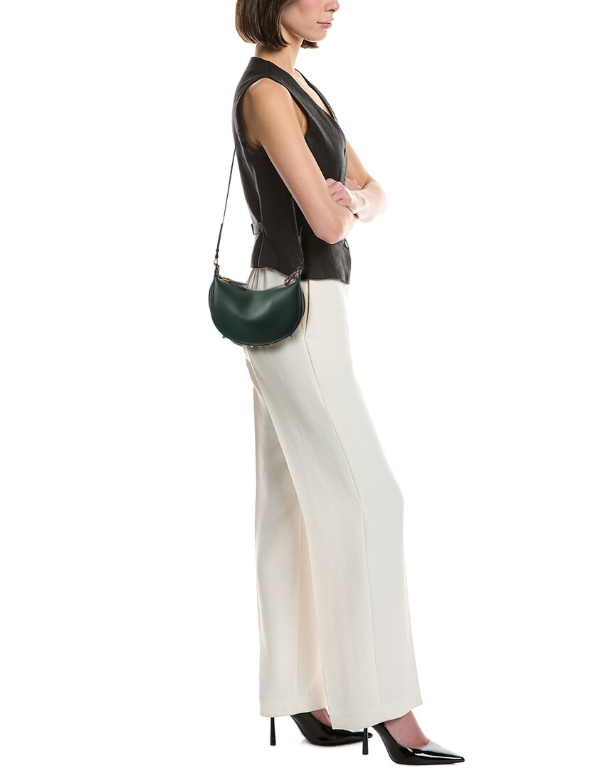Fendi Fendigraphy Mini Leather Hobo Bag