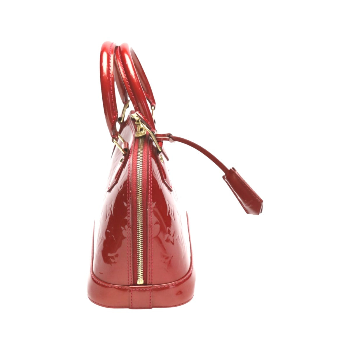 LOUIS VUITTON Handbag M90174 Monogram Vernis Red 2WAY bag Monogram Alma BB Women