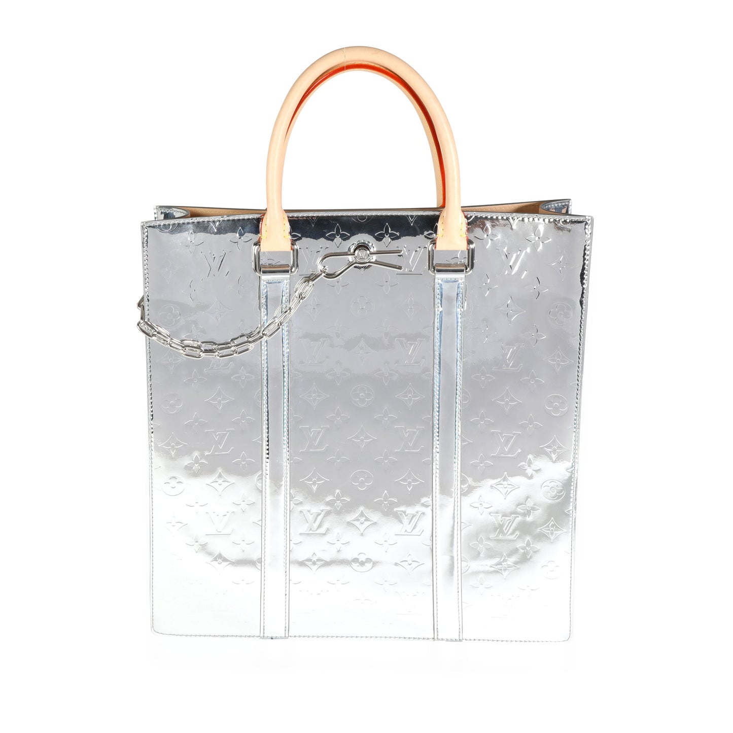 LOUIS VUITTON Limited Edition Monogram Mirror Coated Miroir Sac Plat Handbag
