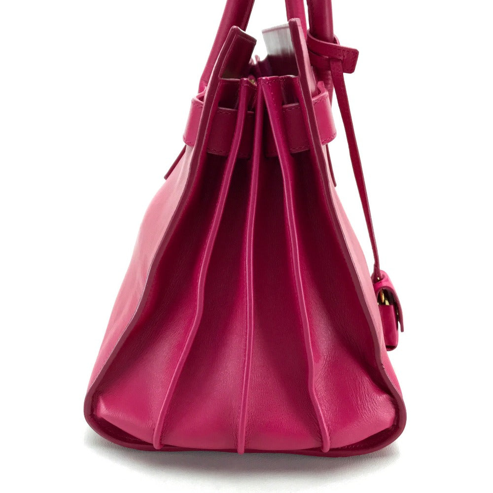 SAINT LAURENT PARIS Tote Bag 324823 leather Fusha pink Small Classic Sac de Jour Women