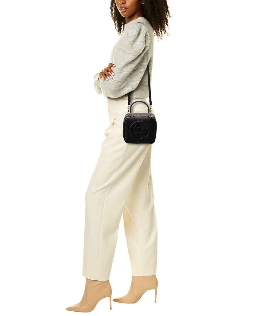 Gucci Blondie Top Handle Leather Shoulder Bag
