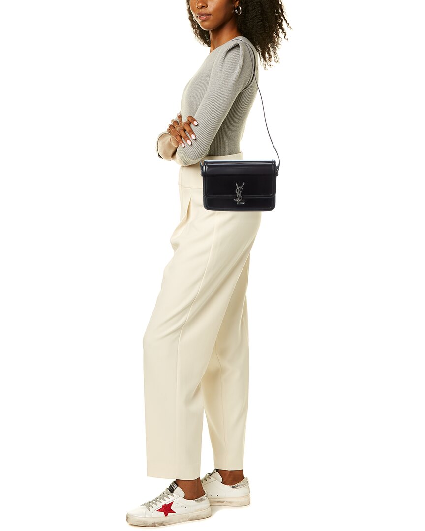 Saint Laurent Solferino Medium Leather Shoulder Bag