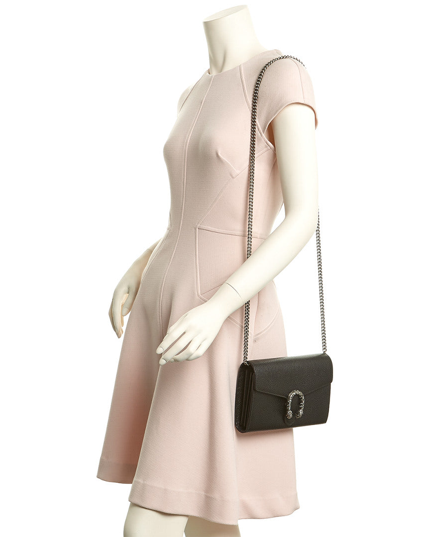 Gucci Dionysus Leather Mini Chain Bag