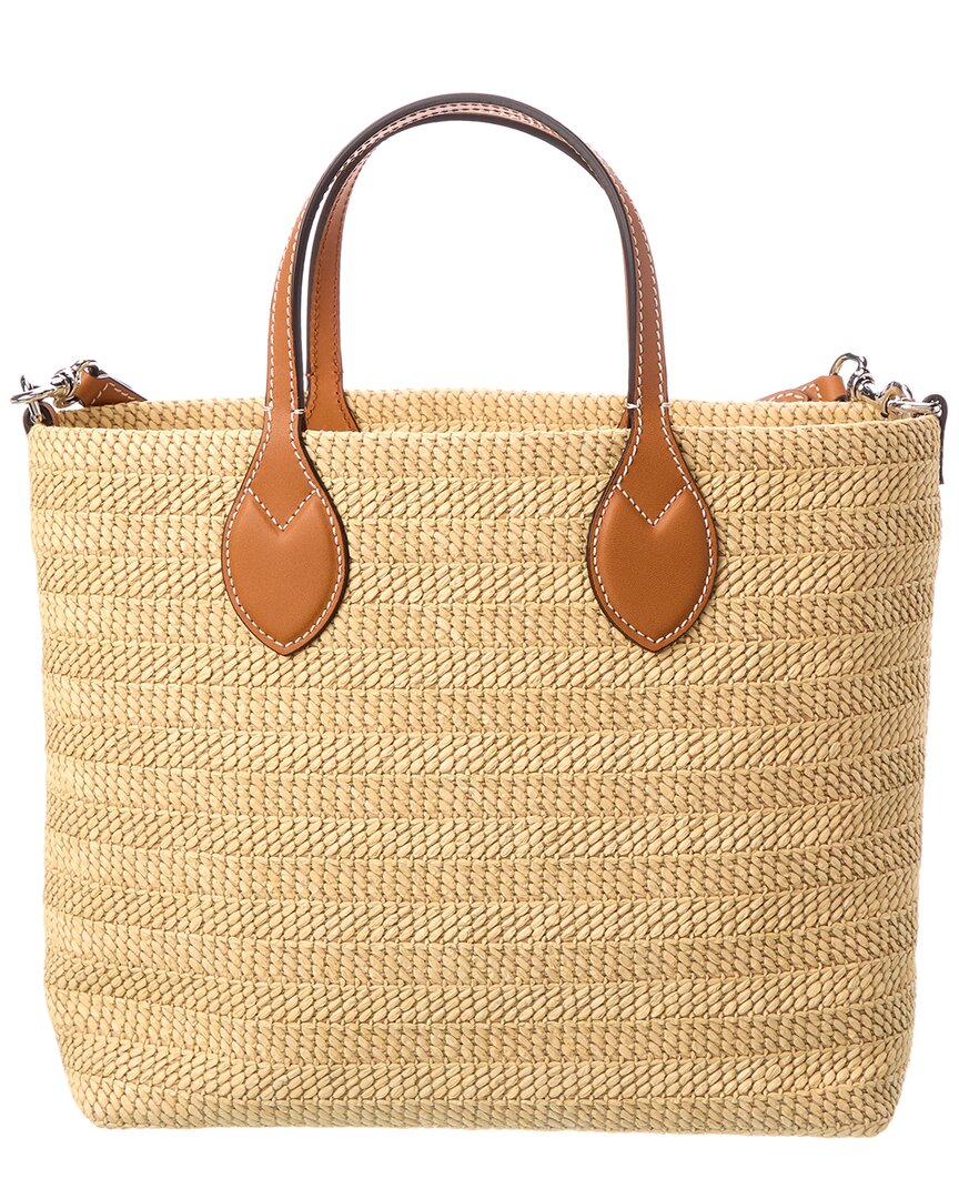 Gucci Small Leather-Trim Tote