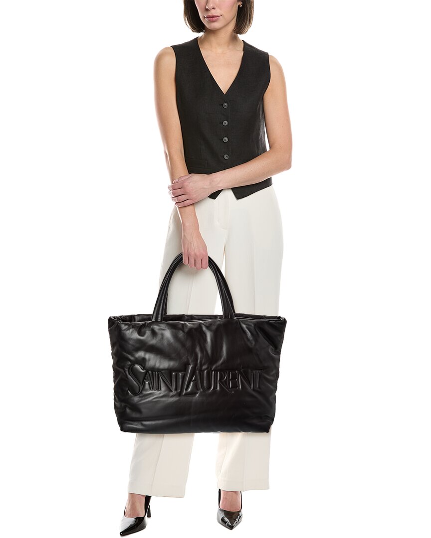 Saint Laurent Leather Tote