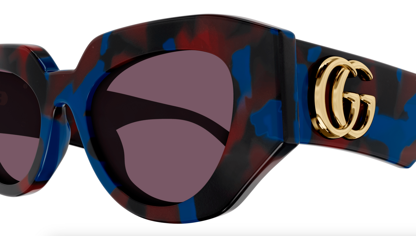 Gucci GG1421S-003 Havana cat eye Ladies Sunglasses